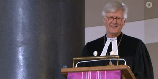 Landesbischof Heinrich Bedford-Strohm im Buß- und Bettagsgottesdienst in der Münchner St.-Matthäuskirche, © ARD